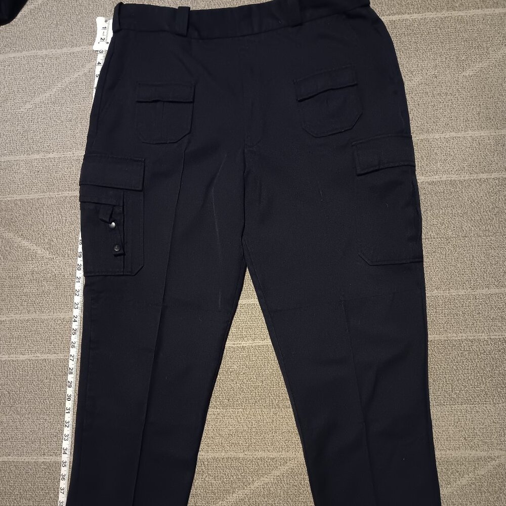2 Pairs Navy Blue Tactical Uniform Pants Law Enforcement Police Security NYPD